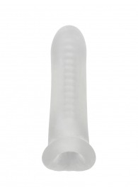 Белый фаллоудлинитель Striker - 13,5 см. - Lola Games - в Красноярске купить с доставкой