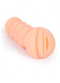 Телесный мастурбатор-вагина с эрекционными кольцами в комплекте - Sexy Girl - в Красноярске купить с доставкой