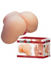 Телесный мастурбатор с 2 любовными отверстиями Olivia - Baile - в Красноярске купить с доставкой