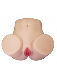 Телесный мастурбатор Julia с 2 любовными каналами - Baile - в Красноярске купить с доставкой