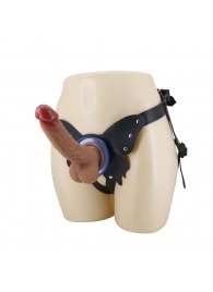 Поясной страпон Wells: трусики в форме бабочки и фаллоимитатор-насадка - Baile - купить с доставкой в Красноярске