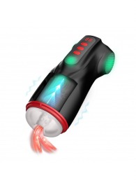 Интерактивный мастурбатор Raven с вакуумом, вибрацией и подсветкой - Shots Media BV - в Красноярске купить с доставкой