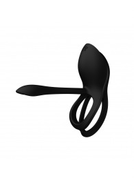 Черное эрекционное виброкольцо Bayek с пультом ДУ - Zalo - в Красноярске купить с доставкой