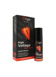 Жидкий вибратор Orgie High Voltage Strawberry - 15 мл. - ORGIE - купить с доставкой в Красноярске
