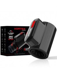 Черный автоматический мастурбатор с режимами поступательных движений и ротации - JAMYJOB - в Красноярске купить с доставкой