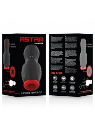 Черно-красный мастурбатор с вибрацией и всасыванием - JAMYJOB - в Красноярске купить с доставкой