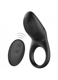 Черное эрекционное виброкольцо с пультом ДУ - Ibiza - в Красноярске купить с доставкой
