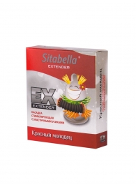 Стимулирующая насадка Sitabella Extender  Красный молодец - Sitabella - купить с доставкой в Красноярске