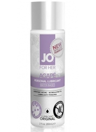 Лубрикант на водной основе для женщин JO AGAPE LUBRICANT ORIGINAL - 60 мл. - System JO - купить с доставкой в Красноярске