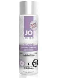 Женский лубрикант на водной основе JO AGAPE LUBRICANT ORIGINAL - 120 мл. - System JO - купить с доставкой в Красноярске
