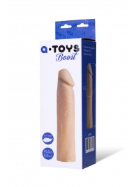 Реалистичная насадка с ярко выраженной головкой - 16,5 см. - A-toys - в Красноярске купить с доставкой