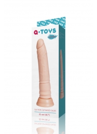 Телесный фаллоимитатор A-toys с присоской - 22 см. - A-toys купить с доставкой в интернет-магазине Orgasmix в Красноярске Телесный фаллоимитатор A-toys с присоской - 22 см. - A-toys
