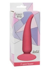 Розовая анальная пробка P-spot Teazer Pink - 12,2 см. - Lola Games - в Красноярске купить с доставкой