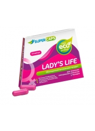 Возбуждающие капсулы Ladys Life - 14 капсул (0,35 гр.) - SuperCaps - купить с доставкой в Красноярске