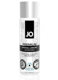 Охлаждающий лубрикант на силиконовой основе JO Personal Premium Lubricant Cooling - 60 мл. - System JO - купить с доставкой в Красноярске