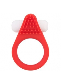 Красное эрекционное кольцо LIT-UP SILICONE STIMU RING 1 RED - Dream Toys - в Красноярске купить с доставкой