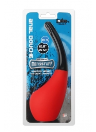 Анальный душ MENZSTUFF 310ML ANAL DOUCHE RED/BLACK - Dream Toys - купить с доставкой в Красноярске