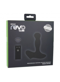 Чёрный перезаряжаемый массажёр предстательной железы NEXUS Revo Slim - Nexus Range - в Красноярске купить с доставкой