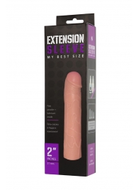 Насадка-удлинитель Extension sleeve телесного цвета - 18,5 см. - Sitabella - в Красноярске купить с доставкой