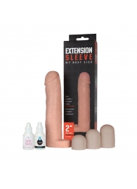 Насадка-удлинитель Extension sleeve с подхватом мошонки - 19 см. - Sitabella - в Красноярске купить с доставкой