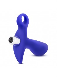 Синий стимулятор простаты с ручкой-кольцом Performance Prostimulator 02 - Blush Novelties - в Красноярске купить с доставкой