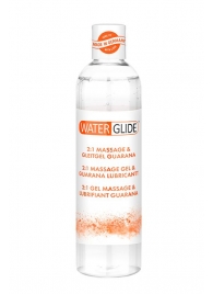 Гель-смазка 2-в-1 MASSAGE   LUBRICANT GUARANA - 300 мл. - Waterglide - купить с доставкой в Красноярске