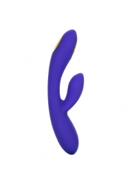 Фиолетовый вибратор с функцией электростимуляции Intimate E-Stimulator Dual Wand - 21,5 см. - California Exotic Novelties - купить с доставкой в Красноярске