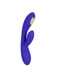 Фиолетовый вибратор с функцией электростимуляции Intimate E-Stimulator Dual Wand - 21,5 см. - California Exotic Novelties - купить с доставкой в Красноярске