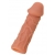 Телесная реалистичная насадка KOKOS Extreme Sleeve 05 с дополнительной стимуляцией - 12,7 см. - KOKOS - в Красноярске купить с доставкой