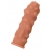 Телесная реалистичная насадка KOKOS Extreme Sleeve 11 с дополнительной стимуляцией - 12,7 см. - KOKOS - в Красноярске купить с доставкой