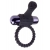 Черное эрекционное виброкольцо Vibrating Silicone Super Ring - Pipedream - в Красноярске купить с доставкой