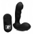 Черный стимулятор простаты Alpha-Pro 7X P-Milker Silicone Prostate Stimulator with Milking Bead - XR Brands - в Красноярске купить с доставкой