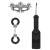 Черный игровой набор Introductory Bondage Kit №4 - Shots Media BV - купить с доставкой в Красноярске
