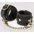Черные наручники Bound to You Faux Leather Wrist Cuffs - Fifty Shades of Grey - купить с доставкой в Красноярске