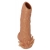 Телесная насадка с усиками и открытой головкой Nude Sleeve L - 14 см. - KOKOS - в Красноярске купить с доставкой