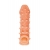 Телесная закрытая насадка с пупырышками Cock Sleeve Size M - 15,6 см. - KOKOS - в Красноярске купить с доставкой