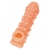 Телесная закрытая насадка с пупырышками Cock Sleeve Size L - 17,6 см. - KOKOS - в Красноярске купить с доставкой