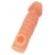 Телесная закрытая насадка с шершавой головкой Cock Sleeve Size M - 15,6 см. - KOKOS - в Красноярске купить с доставкой