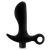 Черный анальный вибратор Silicone Vibrating Prostate Massager 01 - 10,8 см. - Blush Novelties - в Красноярске купить с доставкой