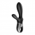 Черный анальный вибратор Heat Climax+ с функцией нагрева - 20,6 см. - Satisfyer - в Красноярске купить с доставкой