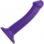 Фиолетовый фаллоимитатор-насадка Strap-On-Me Dildo Dual Density size M - 18 см. - Strap-on-me - купить с доставкой в Красноярске