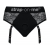 Черные трусики для насадок Diva Lingerie Harness - size M - Strap-on-me - купить с доставкой в Красноярске