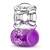 Фиолетовое эрекционное виброкольцо Pleaser Rechargeable C-Ring - Blush Novelties - в Красноярске купить с доставкой