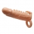 Телесная удлиняющая насадка Penis Sleeve Emmitt - 17 см. - Baile - в Красноярске купить с доставкой