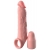 Телесная насадка-удлинитель 2 Inch Silicone X-tension with Strap - 20,3 см. - Pipedream - в Красноярске купить с доставкой