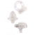 Набор из 3 прозрачных эрекционных колец с вибрацией Teasers Ring Kit - Chisa - в Красноярске купить с доставкой