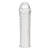 Текстурированная насадка на пенис Clear Textured Penis Enhancing Sleeve Extension - 16,5 см. - BlueLine - в Красноярске купить с доставкой