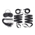 Эротический набор 4PC Bondage Bed Strap   Flogger Kit - Lux Fetish - купить с доставкой в Красноярске