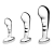 Набор из 3 стальных стимуляторов простаты Stainless Steel P-spot Training Set - b-Vibe - в Красноярске купить с доставкой
