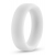 Белое люминесцентное эрекционное кольцо Silicone Glo Cock Ring - Blush Novelties - в Красноярске купить с доставкой